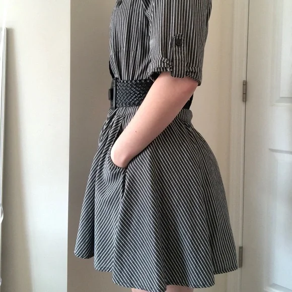 BaileyGirl Striped Shirt Dress - Picture 16 of 16